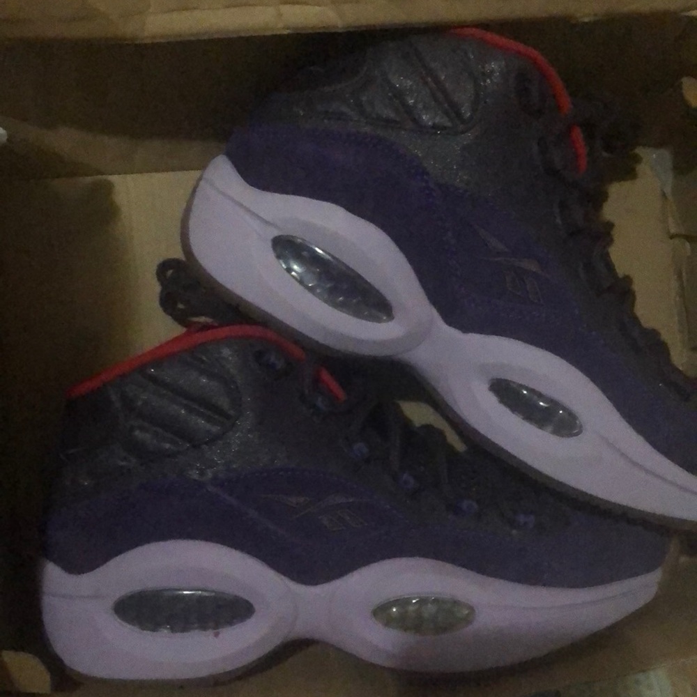 Reebok question purples